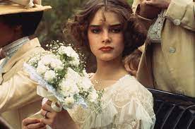 This brooke shields photo might contain bouquet, corsage, posy, and nosegay. Pretty Baby 1978 Review