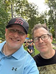 Chillin with friends and a legend