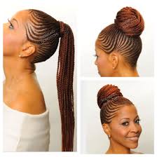 Braided Updo Bun African Braids Hairstyles Braided Hairstyles Cornrow Updo Hairstyles
