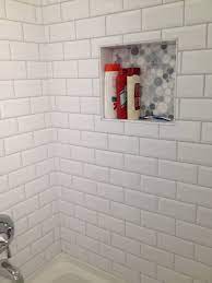 If your tile is 1/4 inch thick we recommend using a 1/4 x 1/4 square notched trowel. Here Is That Great Bubbly Marble Tile In My Shower Niches Tile Niche Tile Shower Niche Bathroom Shower Tile