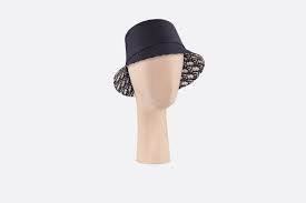 Reversible Teddy D Small Brim Bucket Hat Black Cotton Blend Accessories Women S Fashion Dior
