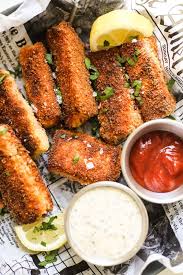 Easy Crispy Salmon Fish Sticks The Defined Dish Recipe Cooking Salmon Salmon Fish Salmon Recipes