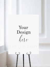 Easel Sign Mockup Bridal Shower Sign Mockup Welcome Sign Etsy Sign Mockup Frame Mockups Bridal Shower Signs