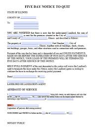 free illinois rental lease agreement templates pdf word