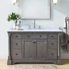 Browse a large selection of bathroom vanity designs, including single and double vanity options in a wide range of sizes, finishes and styles. 48 Inch Bathroom Vanities Joss Main