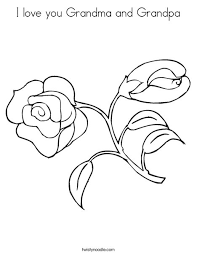 I love to make coloring pages and that is the reason we have simple coloring pages that are suitable for kids and toddlers only. I Love You Grandma And Grandpa Coloring Page Twisty Noodle