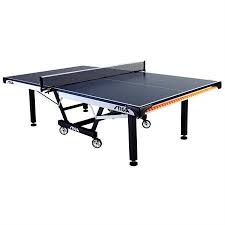 Stiga Sts420 Table Tennis Table Table Features 1 Tournament Blue Top With Silk Screened Lines And Heavy Gauge Steel L With Images Ping Pong Table Table Tennis Ping Pong
