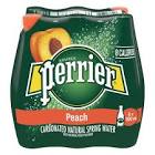 Carbonated Natural Spring Water Peach 6x1L Perrier