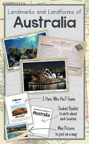 Postcards Of Australia Learn About The Landmarks And Landforms Of Australia How To Memorize Things Study Unit Landforms