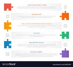 Numbered List Template Chart Table Design