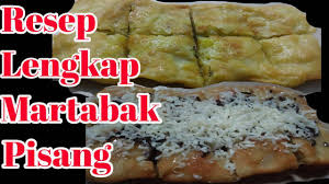 Olesi wajan dengan minyak kemudian lap dengan tissue. Martabak Pisang Martabak Pisang Zona Dapur Official Facebook