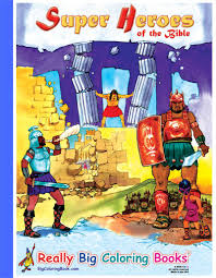 Apple coloring page print the pdf: Super Heroes Of The Bible Really Big Coloring Book Coloring Books