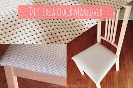 That seat makeover is an. Diy Ikea Chair Makeover Petit Bout De Chou