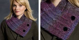 The ear warmer pattern is easy to adjust to any size needed from child to adult. Button Up Knitted Neck Warmer Free Knitting Pattern