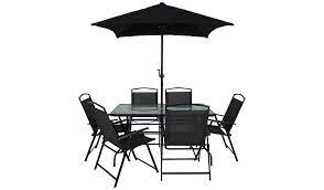 Stocking the best brands, classic and contemporary designs and catering for every budget, they are one of the uk's leading suppliers of stylish garden. Miami 8 Piece Patio Set Charcoal Garden Furniture George At Asda Patio Patio Set Garden Furniture