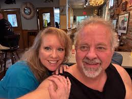 Grabbing lunch at an East Coast icon. Of course Rose wasn't too excited.  Lol. Grouper and shrimp