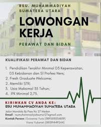 Maybe you would like to learn more about one of these? Loker Medan Terbaru Mei 2019 Di Rsu Muhammadiyah Medan