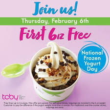 Pinned January 26th Free Frozen Yogurt The 6th At Tcby Thecouponsapp In 2020 Frozen Yogurt Tcby Frozen