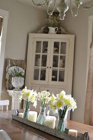 Corner Cabinet Dining Room Centerpiece Dining Room Table Centerpieces Dining Table Decor