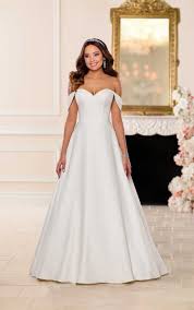 Stella York Simple Satin Wedding Dress Style 6718 Wedding Dress On Sale 47 Off