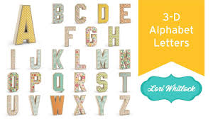 Free printable alphabet and number templates to use for crafts and other alphabet and number learning activities. 3d Alphabet Letters Youtube