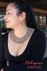 White Beaded Necklace Wholesale PENPOS Boho Seed Bead Crystal Strand Chain  Necklace Woen Kpop Handad White Choker Necklace For Women