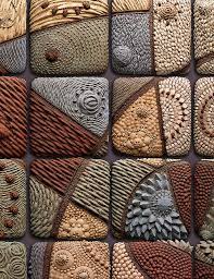 Bas Relief Detail Tiles Fun Inspiration For Small Tangle Squares Making Up Larger Art Ceramic Tile Art Tile Murals Ceramics