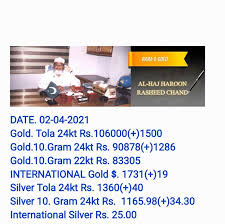 Gold 1 tola pakistan is equal to 12.5 grams 7 tola = 87.5 grams & 7.5 tola = 93.75 grams 1 kg = 80 tola pakistan, or 1000 grams. Per Tola Gold Rate In Pakistan Gold Rates In Pakistan On 2 April 2021