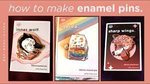 It's a great activity to do by yourself or with a friend to get creative, have a laugh and also make some money. How I Make Enamel Pins Tutorial Youtube