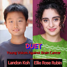 Ellie & Landon! , Join us for our next Young Voices Against Brain Cancer  Fundraising Cabaret