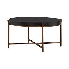 Shop our best selection of armen living coffee tables to reflect your style and inspire your home. Armen Living Sylvie Brushed Oak And Metal Round Coffee Table Lcsycobl The Home Depot