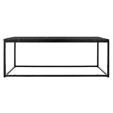 Parsons black marble top/ stainless steel base 48x28 small rectangular coffee table. Safavieh Baize Rectangular Faux Marble Coffee Table Black Fox6022b Rona