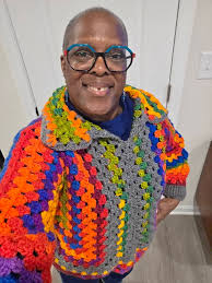 First ever crocheted cardigan completed