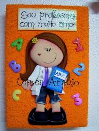 Capa De Caderno Em Eva Professora Description Cadernos Decorados Decorar Notebook Trabalhos Manuais