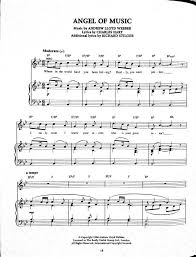Angel Of Music Lyrics Phantom Of The Opera Movie 133677580 Phantom Of The Opera Angel Of Music Sheet Music For Piano Sheet Music Phantom Of The Opera Opera Music