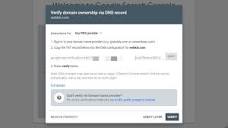 Verify Domain Ownership via DNS Record | Google Search Console ...