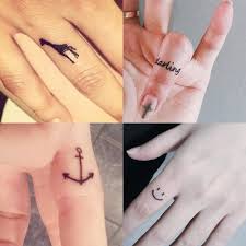 Tiny finger tattoos come as a good design for those excited about tattoos yet not bold enough to wear bold designs. 58 Best Finger Tattoos Collection