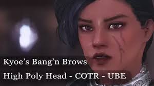 Kyoe's Bang'n Brows for High Poly Head