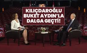 Buket aydın haber global'de yepyeni bir programla, yepyeni sorularla tüm akılda kalanları aydınlatmaya geliyor. Kilicdaroglu Buket Aydin La Dalga Gecti