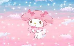 Female anime character holding cat wallpaper, anime girls, fox girl, animal ears. My Melody Desktop Wallpaper Sanrio In 2021 My Melody Wallpaper Sanrio Wallpaper Cute Wallpapers