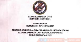 Jika di folder google drive file pdf tidak ditemukan, artinya pengumuman formasi dari pemerintahan terkait. Persyaratan Dan Formasi Cpns Bakamla 2021 Untuk Sma Smk D3 S1 Lamopi Com