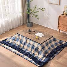 Kotatsu Heating Table, Japanese Stove Table, Kotatsu Table Tatami Heating  Table Electric Coffee Table, House Low Table Heating  Table+Quilt+Carpet+Heater,Blue,120cm*75cm (Blue 120cm*75cm): Buy Online at  Best Price in UAE - Amazon.ae