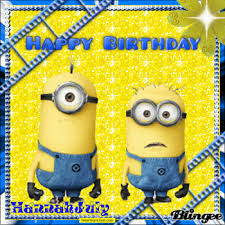 Happy Birthday Minions Height Chart Card Minion Shop Happy