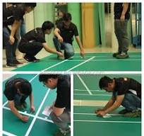 [Hot Item] Portable Badminton Flooring Courts Mat