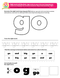 Cvc words worksheets and teaching resources. The Sight Word This Week Is Go Let S Go To The Park Let S Go To The Pool Sight Words Are Some Of Sight Word Worksheets Sight Words Printables Sight Words