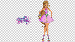 Sometwere in the universe, witches and fairies begina battle in the name of good and evel. Flora Tecna Musa Bloom Winx Club Season 1 Fairy Musa Fashion Illustration Fictional Character Png Klipartz