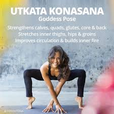 32 Awesome Goddess Pose Yoga Hatha Yoga Poses Yoga Asanas Hatha Yoga