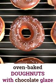 Oven Baked Doughnuts With Chocolate Glaze Rich Decadent With An Incredibly Fluffy Texture And A Baked Doughnuts Donut Glaze Recipes Baked Doughnut Recipes