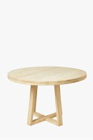 Human hands painstakingly craft each piece from solid wood or metal. Blonde Round Dining Table Collection French Connection