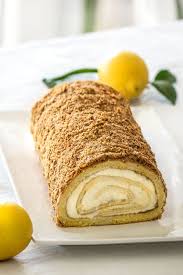 Roule Citron Noisettes De Cyril Lignac Empreinte Sucree Gateau Roule Recette Recette Dessert Recette Roule